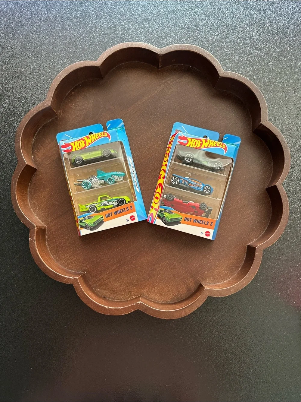 Hot Wheels 3-Pack Multicolored Cars ~ Set of 2
